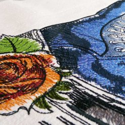 Rosenstiefel 18 x 30 cm - Stickdatei – Bild 4