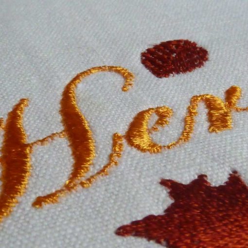 Stickdatei Herbst Schriftzug Freebie detail2