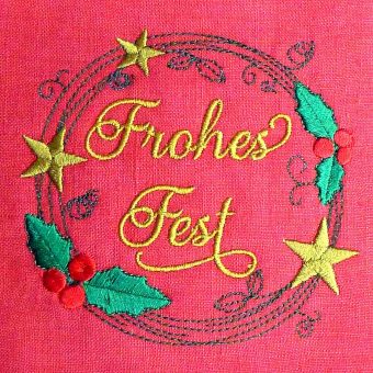 Weihnachtskringel 2 Stickdateien