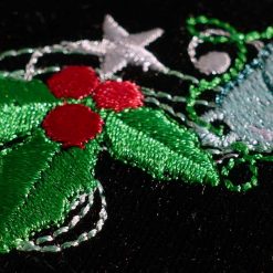 Stickdatei Weihnachtsecke Glocke detail02