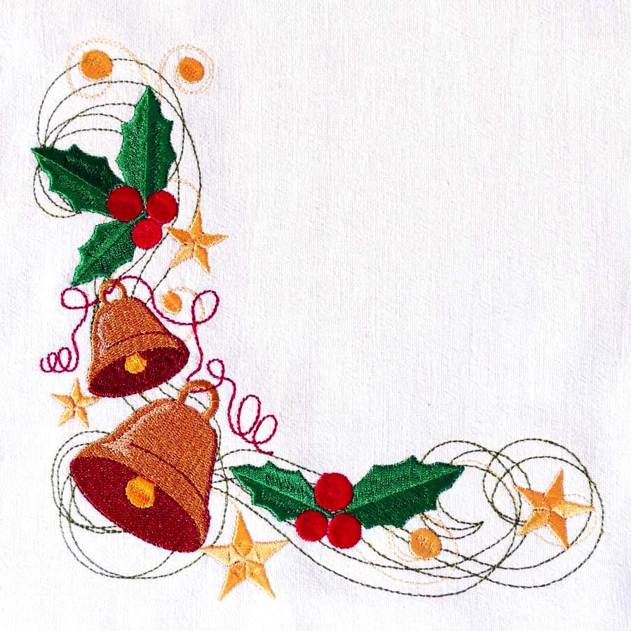 Stickdatei Weihnachtsecke Glocke