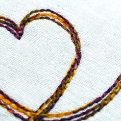 Stickdatei Linienherz detail4