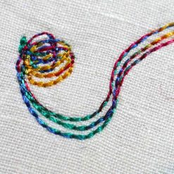 Stickdatei Linienherz detail2