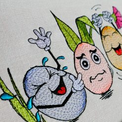 Stickdatei Ostern schräg13x18