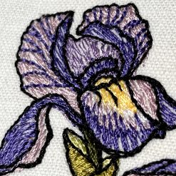 5776 Stickdatei Iris klein Bluete