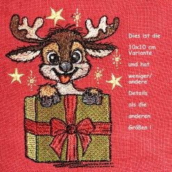 Elch mit Geschenk klein Artikelbild-001