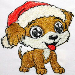 Kawaii Hund Weihnachten 10x10 Artikelbild
