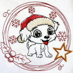 Kawaii Hund Weihnachten 13x18 Artikelbild-001