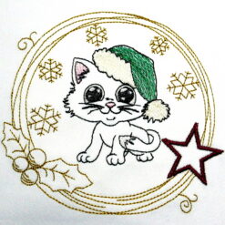 Kawaii Katze Weihnachten 13x18 Artikelbild-001